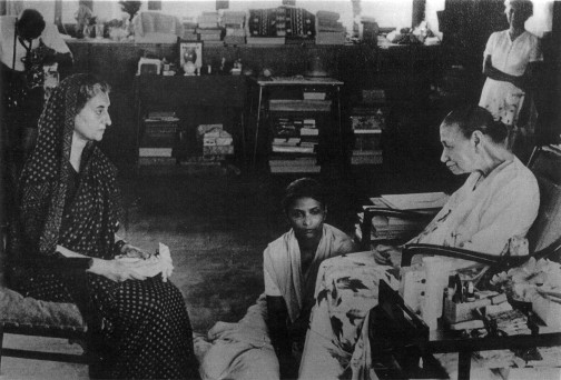 MA-The Mother with Indira Gandhi